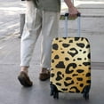 thumbnail image 3 of Gold and Black Of Leopard Print Luggage Cover Fashion Suitcase Cover Baggage Covers Fit 25-28 Inch Luggage (Go Travel), 3 of 5