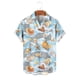 thumbnail image 5 of Ceisia Men's Relaxed Fit Light Blue 3D Shell Starfish Print Hawaiian Shirt Short Sleeve Summer Beach Casual Button Down Shirt (S-5XL) Gifts, 5 of 6