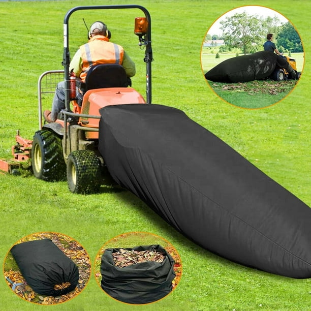 210D Lawn Tractor Leaf Bag 54 Cubic Feet Riding Mower Grass Sweeper