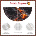 thumbnail image 3 of Fotbe Molten Lava Abstract Flow Pattern Christmas Tree Skirt, Tree Skirts Plush Christmas Decorations, Christmas Tree Skirts Xmas Decorations Holiday Party Decor-36", 3 of 6