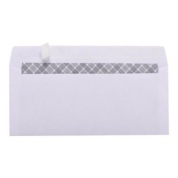 ENVELOPPES nº10 250 UNITÉS, Fermeture Peler et Coller, teinté de sécurité