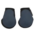 thumbnail image 1 of 2pcs Horse Fetlock Boots PU Shell Elastic Shock Proof Horse Leg Guard for Jumping CompetitionNavy Blue Hind Legs XL, 1 of 2