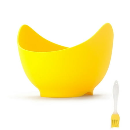 

RuiKe Poached Egg Cooker Food Grade Non Stick Silicone Egg Poaching Cup for Microwave or Stovetop Kitchen Supply