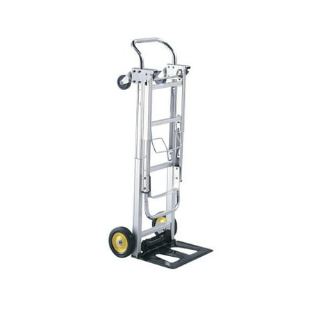- Safco Products 4050 Hide-Away Convertible Utility Hand Truck, Silver