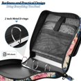 thumbnail image 4 of FORMRS Zipper Binder with Shoulder Strap 2-inch Ring 500 Sheet Capacity File Bag, Vibrant Pink Floral Pattern, 4 of 5