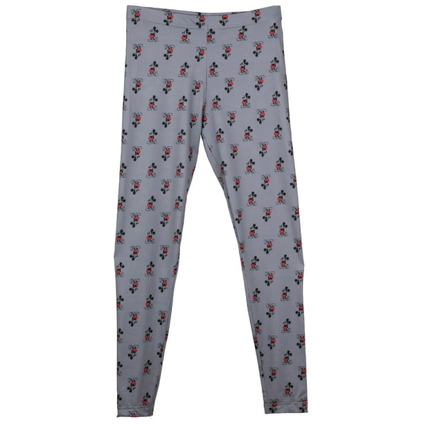 Disney Mickey Mouse All Over Print Leggings-Large 