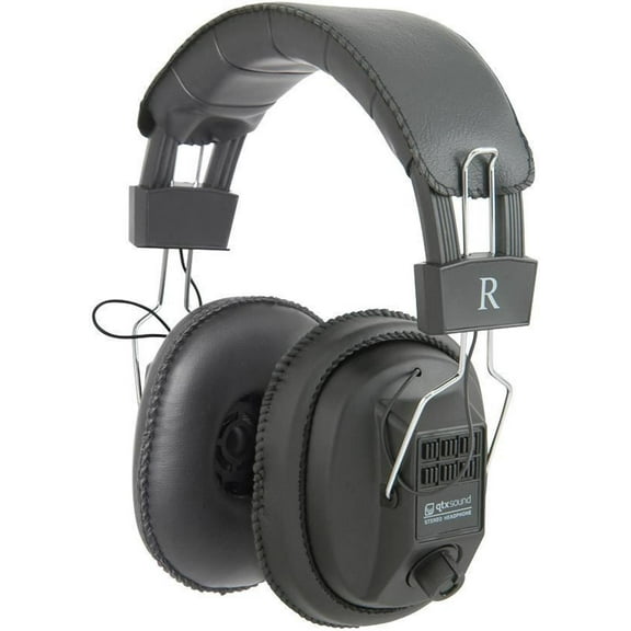 AV LINK - Mono/Stereo Hi-Fi Headphones - Black
