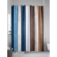 thumbnail image 5 of Fsddascl Blue Brown Farmhouse Shower Curtain Set - Extra Long 72" x 96" Washable Bathtub Curtain with 12 Hooks, Vintage Retro Wooden Waterproof Fabric Stall Shower Curtains for Bathroom/Bathtub, 5 of 6