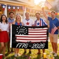 thumbnail image 5 of Us 250 Flag – 250th Anniversary USA Double Sided 3-Ply Outdoor Flag, We The People 1776-2026 Patriotic Yard & House Banner for 4th of July (3X5), 5 of 5