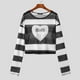 thumbnail image 1 of Camiseta De Manga Larga Con Estampado De Moda Para Hombres INCERUN Voz De Amor Real Cavando En El Pecho Gao Jiahui unisex, 1 of 2