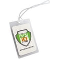 thumbnail image 7 of 100 Pack - Heavy Duty 7 Mil Laminating Luggage Tag Pouches - Clear 2 ½ X 4 ¼ Inch Sheets - Hot Thermal Laminate Pouch Bag Tags Kit w/ Slot Hole & 6" Loops for I'd Card, Photo Badge by Specialist ID, 7 of 7