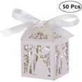 thumbnail image 2 of Pack of 50 Bird Cage Design Wedding Candy Box / Gift Boxes / Chocolate Boxes / Small Jewellery Gift Box / Candy Box with Ribbon Wedding Party Decoration, 2 of 5