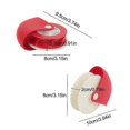 thumbnail image 3 of Large Size Pizza Roller Cutter Pie Cookie Cutter Pastry Baking Tools Knife Bakeware Embossing Dough Roller Lattice Cutter Craft, 3 of 4
