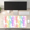 thumbnail image 2 of Colorful Star PU Leather Office Desk Pad - Waterproof Extended Mouse & Keyboard Pad for Desktop & Laptop - 31.5" x, 2 of 5