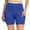 Biker Shorts-38Blue, variant on Biker Shorts for Women High Waisted with Pockets Tummy Control Pull on Yoga Shorts Mid Thigh Smooth Fitted Compression Shorts Athletic Running Legging Biker Shorts Gym Wear
