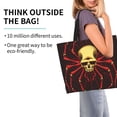 thumbnail image 2 of Kdxio Red Skull Spider Casual Tote Bags Women Big Capacity Shoulder Bag for Women Travel Shoulder Bags Handbags, 2 of 6