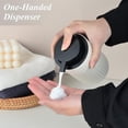 thumbnail image 3 of YSTDHL Foam Hand Soap Dispenser - Ceramic Foaming Soap Dispenser for Bathroom 12oz Refillable Liquid Lotion Soap Dispenser with Rust-Proof Foaming Pump for Countertop, 3 of 7