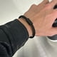 thumbnail image 4 of Pulsera de los hombres para el papá amante adolescente con 4 grabable personalizado de acero inoxidable pulsera de los hombres pulsera ajustable cumpleaños para el marido novio, 4 of 4