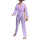 thumbnail image 4 of VISgogo, 2 uds., ropa de playa de tul para mujer, cárdigan de manga larga transparente de Color sólido + conjunto de pareo de pantalones largos para mujer, S/M/L VISgogo  moda, 4 of 9