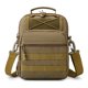 thumbnail image 4 of Bolsa De Pecho Molle Mochila Molle impermeable para el pecho para hombre para viajes de senderismo (marrón lobo) Sywqhk Para Estrenar, 4 of 9
