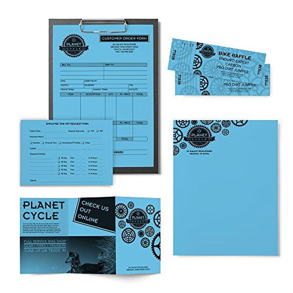 Astrobright Perforated 11 x 17 24/60 Bright Paper 500 Sheets/Ream Planetary  Purple, Multipurpose Copy Paper