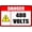 Warning Sign 3, variant on 480 Volts Gift Tin Sign 12 x 8 Inches - Security Metal Sign, Indoor Outdoor Business, Office, Road, Street, Home, Yard, Garden Wall