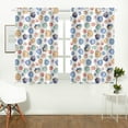 thumbnail image 2 of MKHERT Marine Shell Window Curtain Kitchen Curtain 26x39 inch,Two Piece, 2 of 3