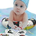 thumbnail image 4 of Blublu Park Tummy Time Pillow, Baby Belly Time Play Mat with Mirror, Crinkle, Teether Toys for 0-12M, 4 of 7