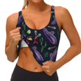 thumbnail image 3 of Fuzoiu Colorful Vintage Cactuses Print Women's Sports Vest,U-Back Sports Tank,Gym Vests,Athletic Sleeveless Shirts,Exercise Undershirts,Yoga, Gym, and Dance Wear-Large, 3 of 8