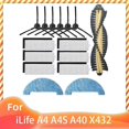 thumbnail image 1 of For Chuwi ILIFE A4 A4S A40 Polaris PVCR 0726 0826 0926 0726W 0833 Amibot Spirit ICE H2O Gutrend Style 220 Main Side Brush Filter~1234, 1 of 1