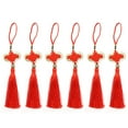 thumbnail image 1 of 6 pieces Chinese Tassel Chinese Knot Handmade Tassels Chinese Knots Band, 1 of 5