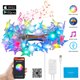 thumbnail image 4 of Luz de cadena Control remoto 32.8ft USB LED Luz de cortina de luz de hadas para Navidad, 4 of 8