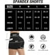 thumbnail image 5 of 4 pantalones cortos de licra con bolsillos para mujer, de cintura alta, para yoga y entrenamiento., 5 of 5