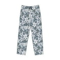 thumbnail image 4 of Xecao Lilies Flowers Men's Straight Lounge Pajama Pants: The Ultimate in Comfortable Sleepwear, 4 of 9