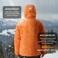 thumbnail image 5 of Heated Jacket for Men Women,Battery Powered Heating Jacket,Waterproof Windproof Warm Hooded Heated Coat for Hiking Skiing Camping, 5 of 10