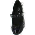 thumbnail image 3 of GEOX Girls Plie Quilted Fashion Mary Jane Flats Shoes, 3 of 4
