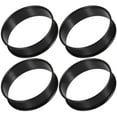 thumbnail image 2 of 4pcs Muffin Ring Tart Ring Stainless Steel Muffin Cooking Baking Rings Baking Supply (8cm Inner Diameter), 2 of 8