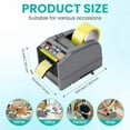 thumbnail image 5 of Ribbon Cutting Machine, Advanced 999mm Cut Length, Perfect for Shipping, Gift Wrapping, Schools, Restaurants, Businesses, & Home Use, Black$$, 5 of 9