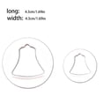 thumbnail image 3 of serony 2 Pieces Christmas Bell Mold Multifunction Fondant Cake Biscuit Slicer Embossing Mould Crafts Stamp Baking Tool Bar Wedding, 3 of 5
