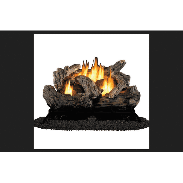 Ventless Dual Fuel Gas Log Set 24in., 32,000 BTU, TStat