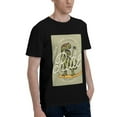 thumbnail image 2 of Bingfone Dinosaur Men'S Loose Fit Short-Sleeve Pocket T-Shirt, 2 of 7