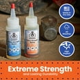 thumbnail image 2 of Brampton Extra Strength Epoxy, 20-Minute Work Life, Waterproof 2-Part Epoxy Glue Kit for Tile, Metal, Ceramic, Glass, Wood, Stone, Strong Bonding, Sandable, Paintable Resin, Easy 1:1 Mix, 8 oz, 2 of 6