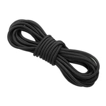 Archery D Loop Rope 10 FT, Bow String Release Nock Wire Nocking Loop Ring, Black