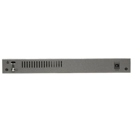 NETGEAR - 8-Port 10/100/1000 Mbps Gigabit Smart Managed Plus Switch - Black