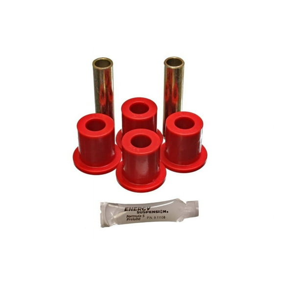 Energy Suspension Rr Spring Frame Shackle Kit - Red Fits select: 1996 FORD F150, 1980-1996 FORD F250