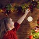 thumbnail image 2 of Adornos Bolas Colgantes 12 Piezas Baile Terciopelo Navidad Decorativo para, 2 of 9