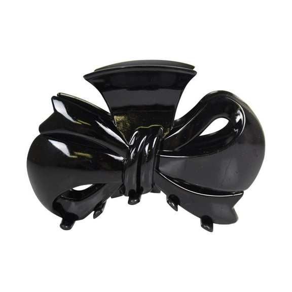 Motique Accessories Jumbo Bow Jaw Clip Hair Claw - Black