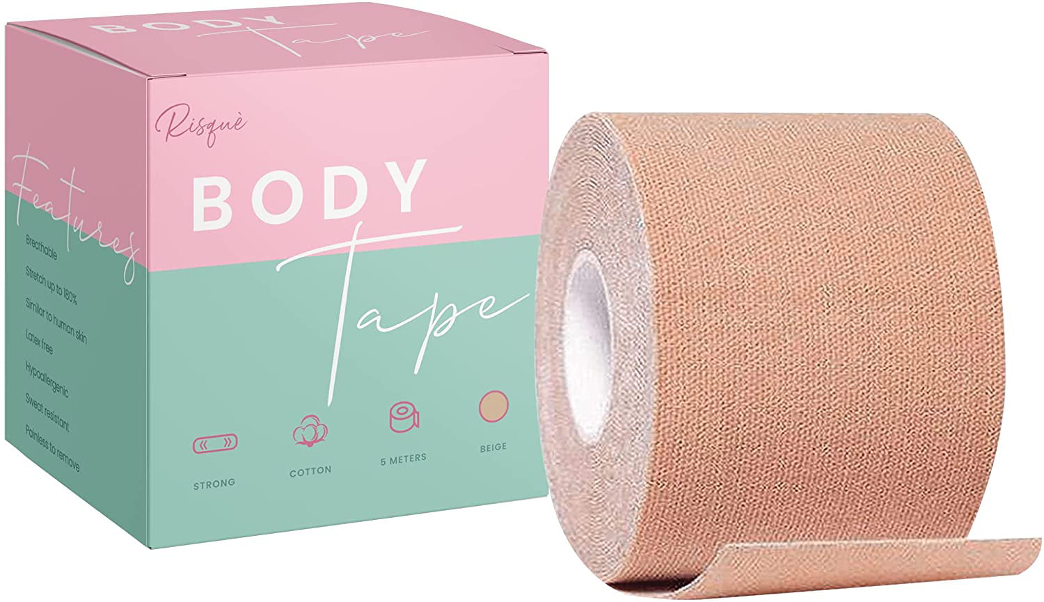 Strong Double Sided Adhesive Body & Fashion Tape for Skin Bust Boobs & Clothes 