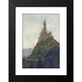 thumbnail image 2 of François Garas 17x24 Black Modern Framed Museum Art Print Titled - Temple of Thought, Dedicated to Beethoven, Under Construction (1897-1914), 2 of 5