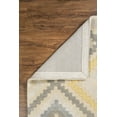 thumbnail image 4 of Linon Aspire Stitch Hand Tufted Wool 60" x 96" Rug in Natural, 4 of 5